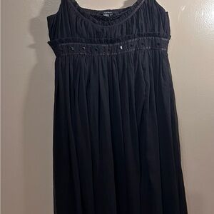 Elegant Brown Sleeveless Dress